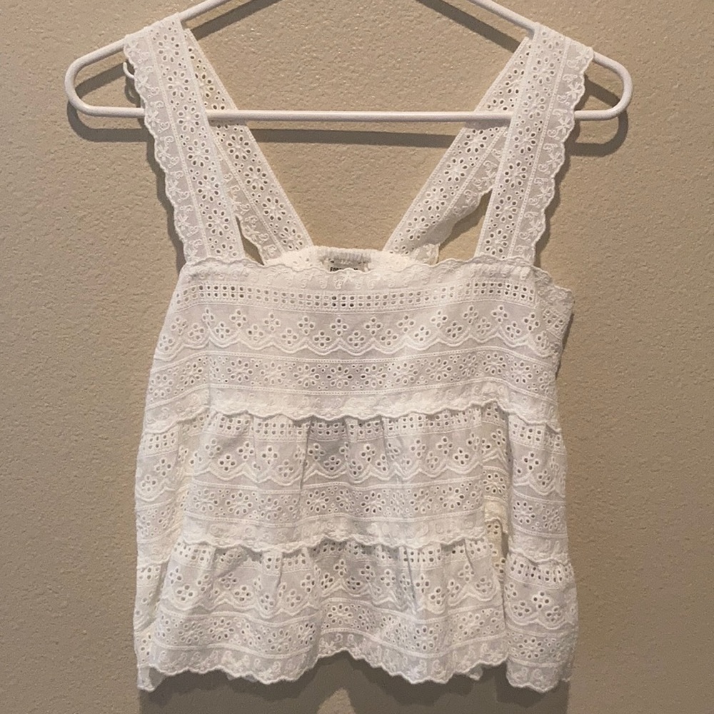 Sleeveless Woven Top
